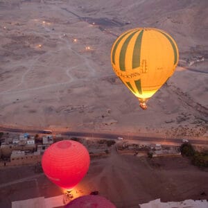 Luxor Sunrise Hot Air Balloon Ride over Luxor West Bank