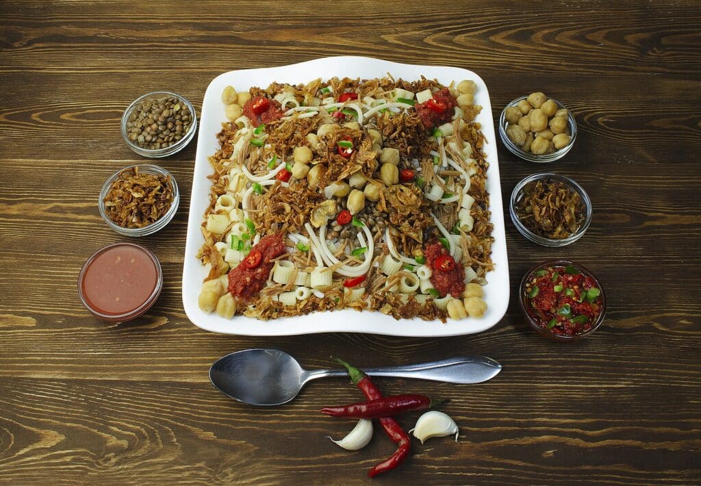 Top 10 Must-Try Egyptian Dishes for First-Time Visitors 2 Koshari: Egypt’s Ultimate Comfort Food
