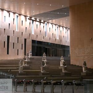 The Grand Egyptian Museum from Alexandria