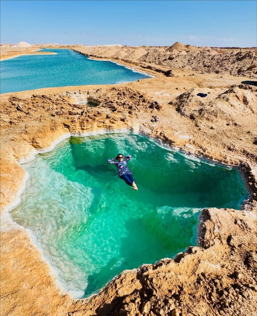 Float In Siwa’s Famous Salt Lakes